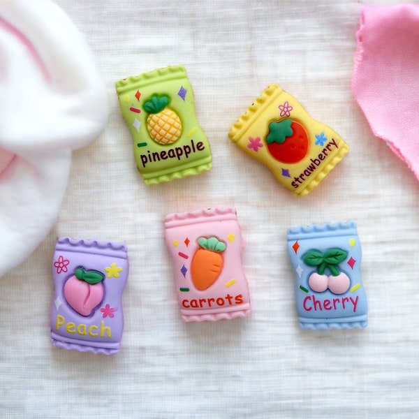 Pin's Broche | Sachet de bonbons | Fruits | Kawaii