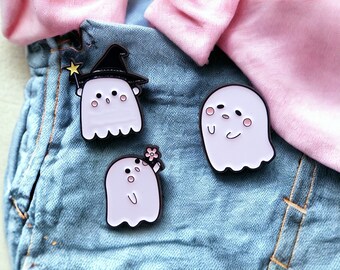 Email Brooch Pin | Baby Ghosts | Cute | Kawaii | Fun | Humor