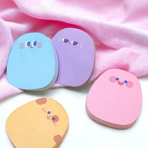 Autocollant de Note de Message Coloré Papeterie Style Kawaii Accessoires Post It Mignon image 2