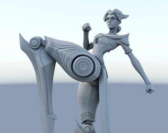 Camille from League of Legends Printed Resin Statue