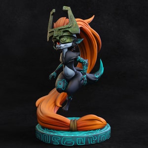 Wolf Midna from Legend of Zelda: Twilight Princess Resin 3d Printed Statue image 1