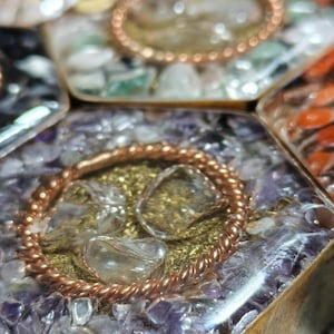 Hexagonal Orgonite Pendant