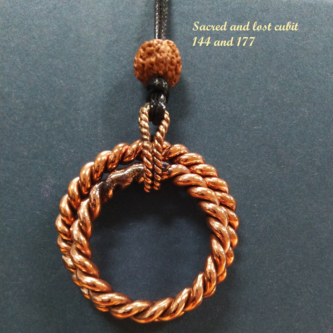 Tensor Pendant 144mhz and 177mhz Sacred and Lost Cubit Copper - Etsy