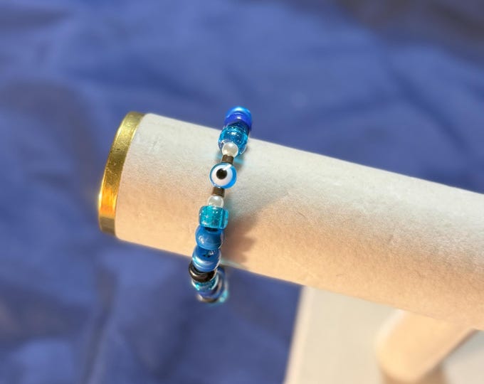 Blue Evil Eye Bracelet