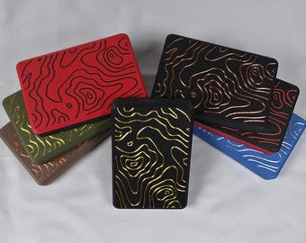 Topographical Sliding Magnetic Nicotine Pouch Container