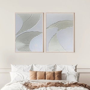 Insieme astratto di immagini strutturali | Bianco | Arte strutturata |  Decorazione murale moderna | Pasta strutturale | Regalo Interno Minimalista | pittura