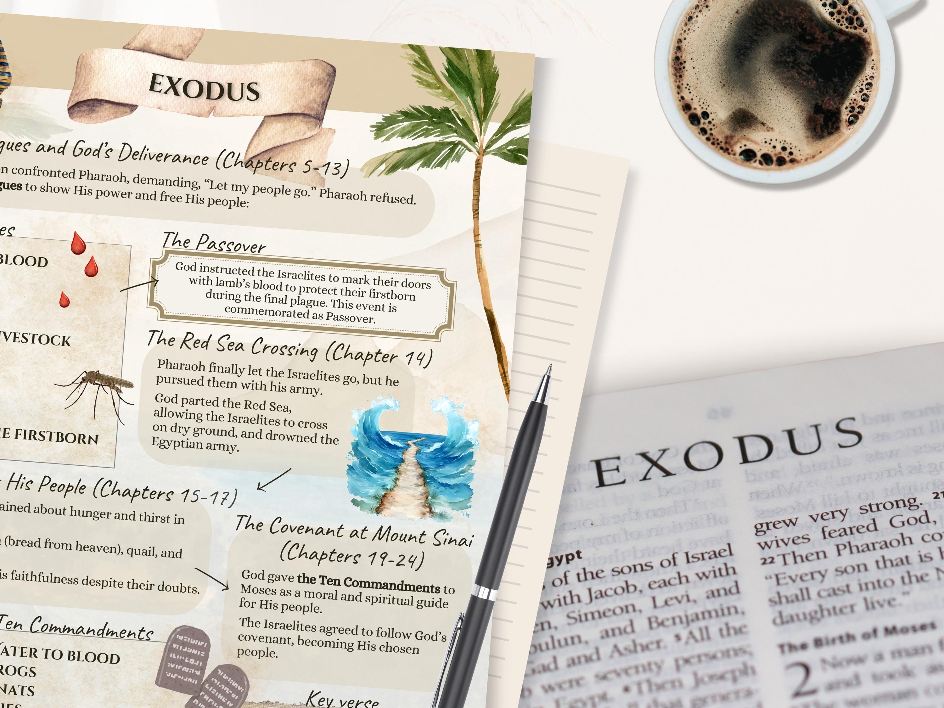 Exodus Made Simple | Easy to Use Bible Study Guide | Printable Old ...