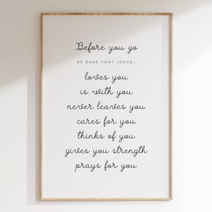 Póster de afirmación cristiana para niños, decoración inspiradora para el aula, arte de pared de Jesús imprimible, decoración positiva para la habitación de los niños, arte para la sala de juegos