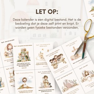 Puede incluir: Un calendario de Adviento imprimible con ilustraciones de la historia de la Natividad. Cada d&iacute;a presenta una escena diferente de la Biblia, con un vers&iacute;culo b&iacute;blico correspondiente. El calendario est&aacute; dise&ntilde;ado para ser impreso y recortado, lo que lo convierte en una actividad divertida y educativa para los ni&ntilde;os.