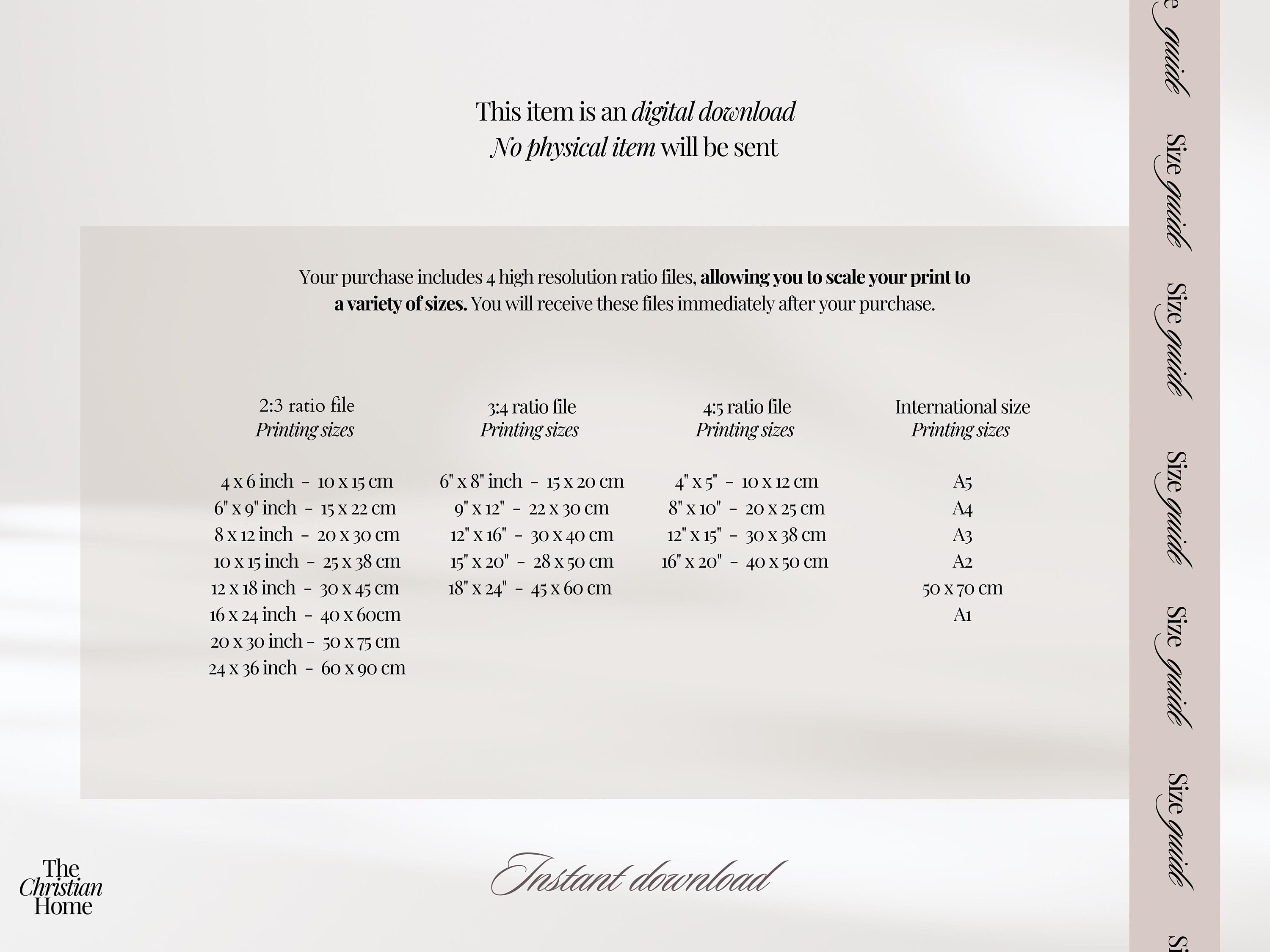 The Lords Prayer NKJV Christian Wall Art Printable Word of - Etsy