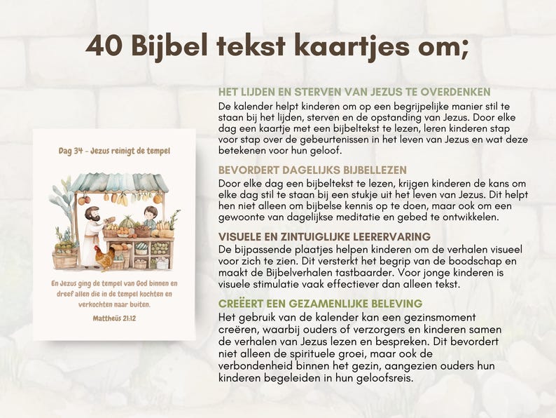 Puede incluir: Un conjunto de 40 tarjetas de texto b&iacute;blico imprimibles para ni&ntilde;os. Las tarjetas presentan ilustraciones coloridas y texto sobre la vida de Jes&uacute;s. Las tarjetas est&aacute;n dise&ntilde;adas para ayudar a los ni&ntilde;os a aprender la Biblia y crecer en su fe.