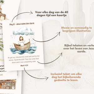 Puede incluir: Un conjunto de 40 tarjetas ilustradas con historias y vers&iacute;culos de la Biblia sobre la vida de Jes&uacute;s. Cada tarjeta incluye una ilustraci&oacute;n de acuarela, un vers&iacute;culo b&iacute;blico y una breve descripci&oacute;n. Las tarjetas est&aacute;n dise&ntilde;adas para ser utilizadas para el tiempo de devoci&oacute;n diario.