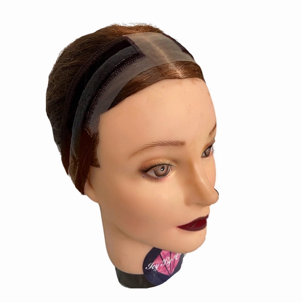 Non-slip Headband No Slip Wig Grip Head Hair Band Black Velvet Adjustable:  Keeps Head Scarves, Wigs on Your Head All Day Sharirose 