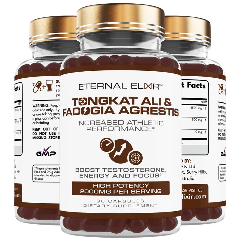 Fadogia Agrestis Capsules, Athletic Performance Capsules, Herbal Blend Capsules