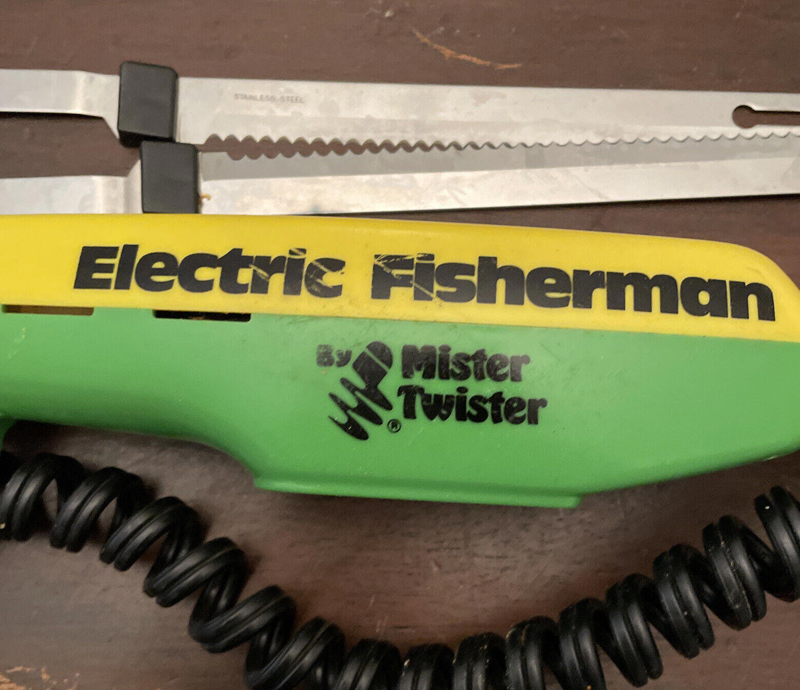 Mister Twister Electric Fisherman Fishing Filet Knife MT-1201  TESTED/WORKING 