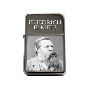 Friedrich Engels Engraved Lighter - Ignite Your Revolutionary Spirit!