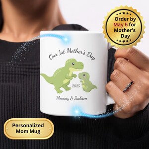 Our First Mother&#39;s Day Mug, Personalized Name Mug For Mom, First Time Mom Gifts, First Mother&#39;s Day Gifts From Baby, Custom New Mom Gift