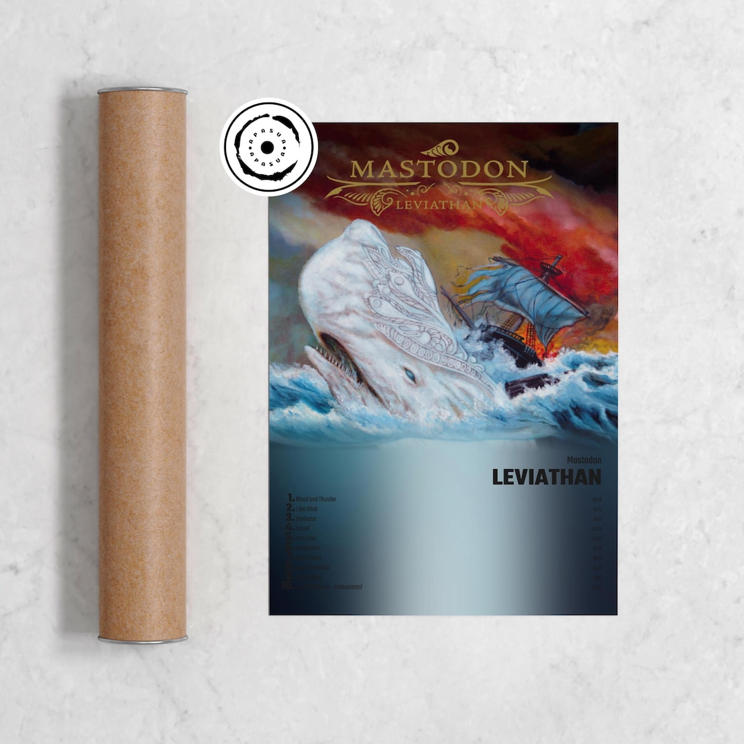 Mastodon Leviathan Album Cover Poster Wall Art Semi-gloss - Etsy