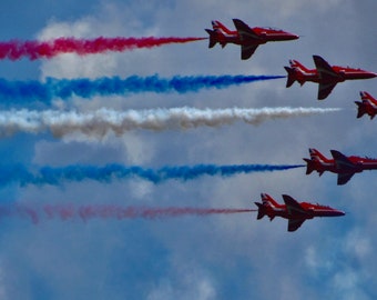 Red Arrows Fly-by