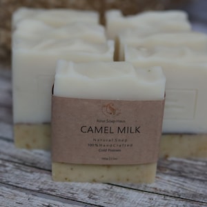 Camel Milk Soap, % 100 Handmade Natural Cold Prosess Bar Soap