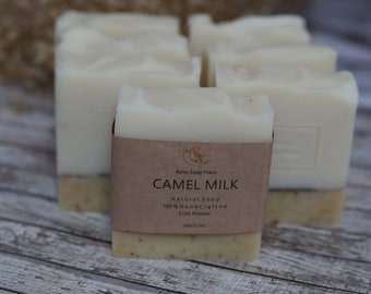 Savon au lait de chamelle, 100 % pain de savon naturel fabriqué à la main à froid