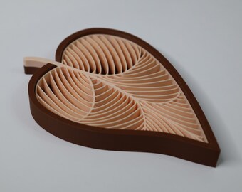 3D Printed Leaf Soap Dish / Bathroom Soap Tray / 3D Printing / Soap Dish