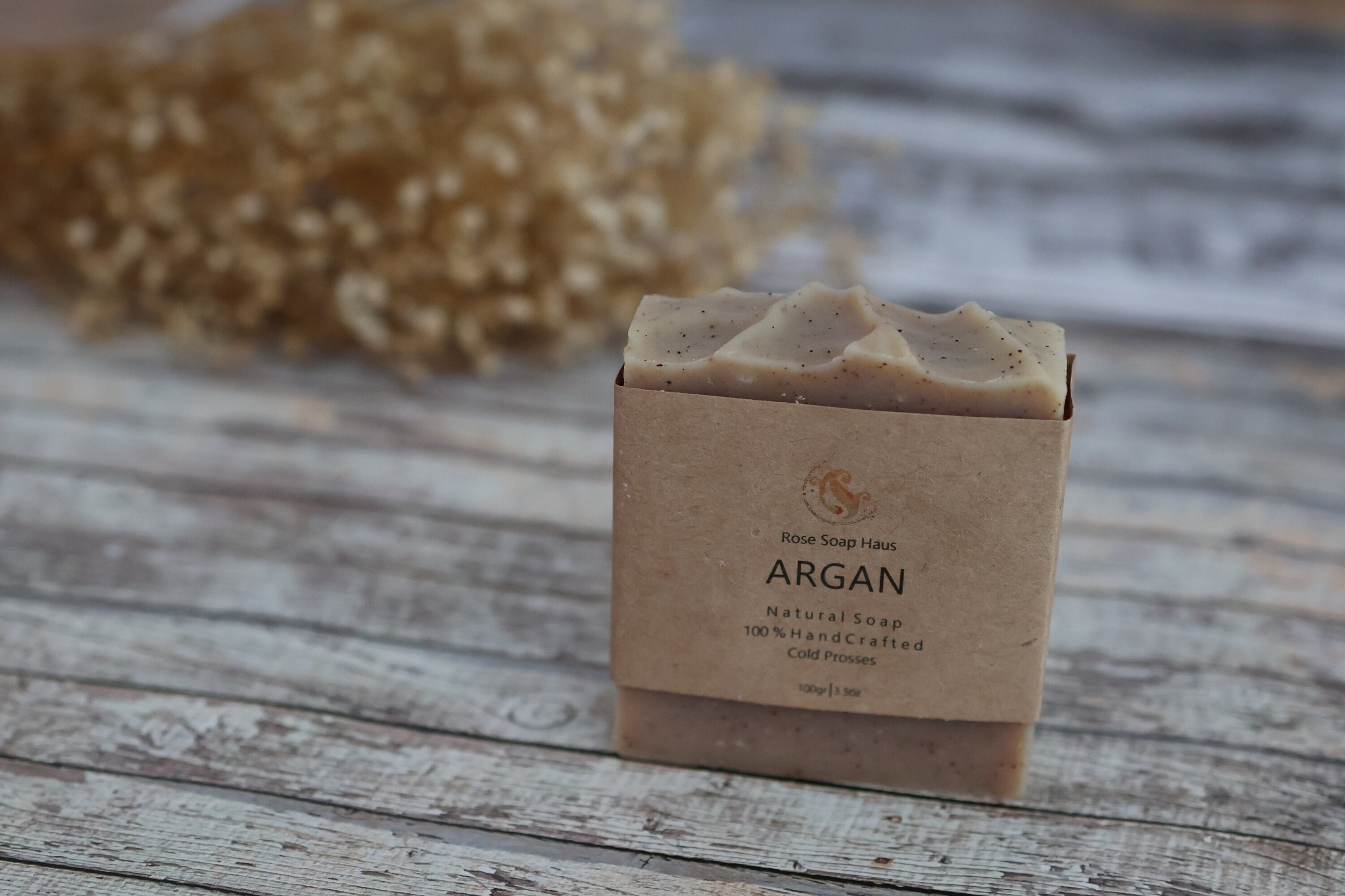 Argan Oil Soap, Natural Cold Process Soap, Natural Moisturizing Bar Soap For Face and Body