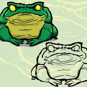 Toad SVG PNG Bundle