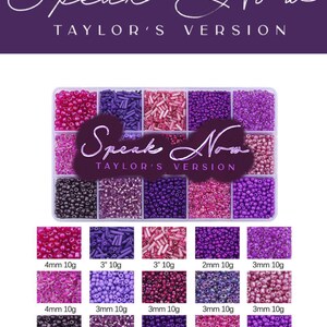 DIY Bead Kit Taylor Swift The Eras Tour Friendship Bracelets Beads Set zdjęcie 5