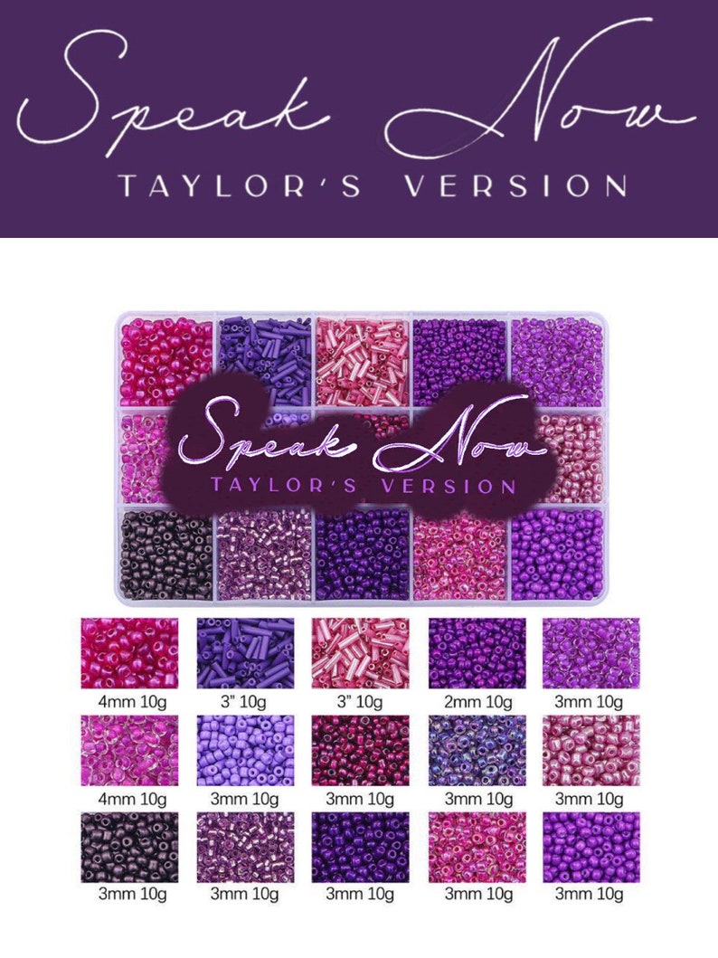 DIY Bead Kit Taylor Swift The Eras Tour Friendship Bracelets Beads Set zdjęcie 5