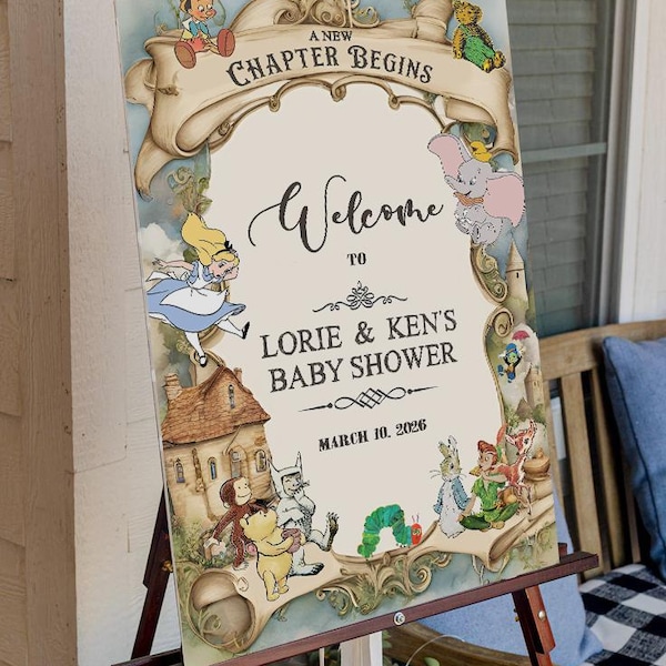 MADE-To-Order Digital File—A Magical Welcome Sign —Baby Shower — Birthday— Personalized For You