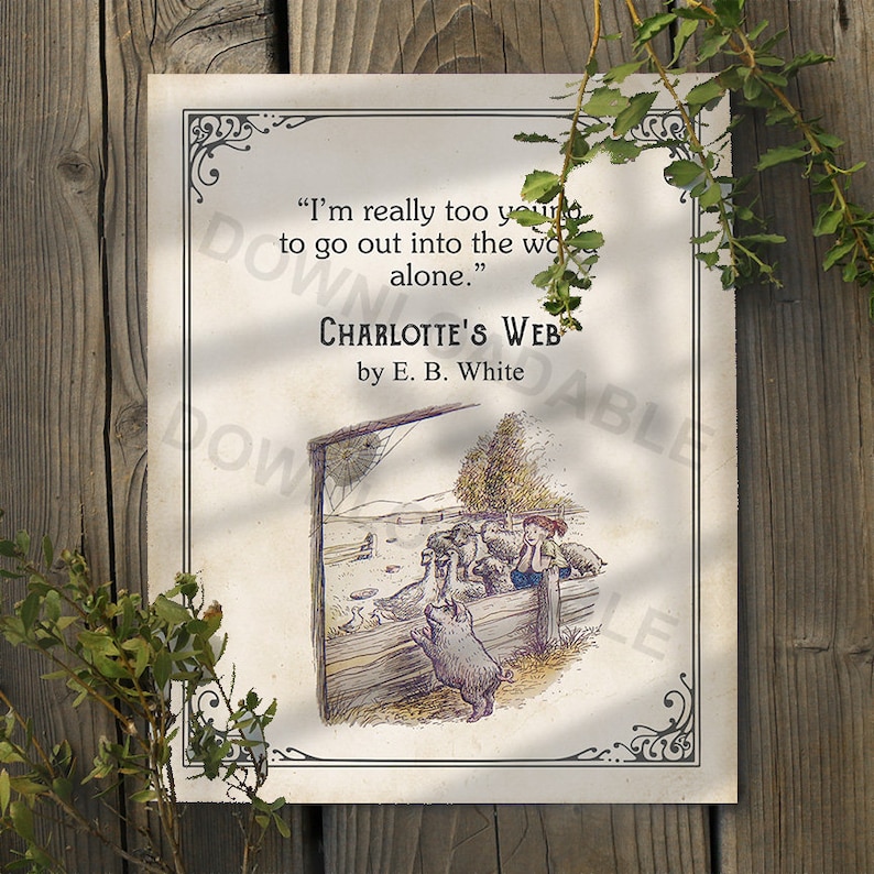 Downloadable Quotes — Bundle of 24 Quotes — UNEDITABLE — Children Inspired Character Quote Decoration image 9