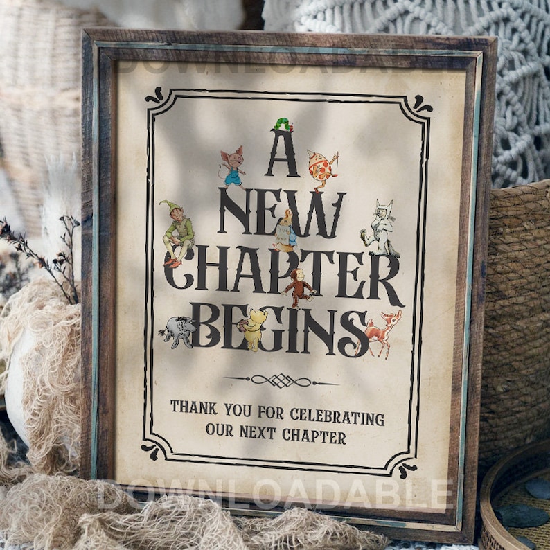 Downloadable 8x10 Sign — Not Self-editable — New Chapter Poster — for ...