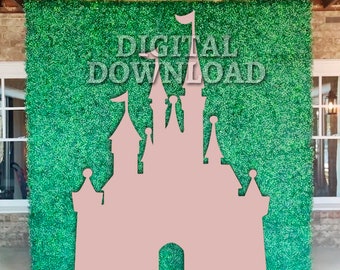 DIGITAL DOWNLOAD Castle Backdrop File / Instant Download