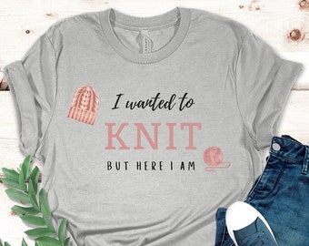 Knitting shirt, shirt for knitters, yarn lover shirt, knitting tee, knitter shirt, knitter lover shirt, knitter gift shirt, knitting tshirt