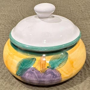 Caleca Frutta Sugar Bowl with Lid