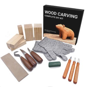 Zestaw do rzeźbienia w drewnie – zestaw kompletny