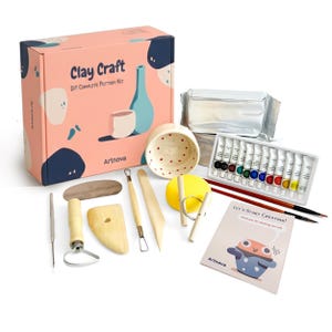 Kit completo de cerâmica - Faça você mesmo - Tudo incluído