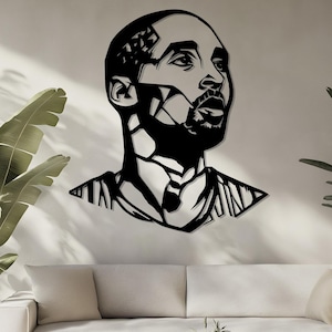 Kobe Bryant Metal Wall Art, Basketball Wall Decor, Basketball Wall Art, Kobe Bryant Wall Art, Mamba Mentality Wall Art, NBA Wall Decor