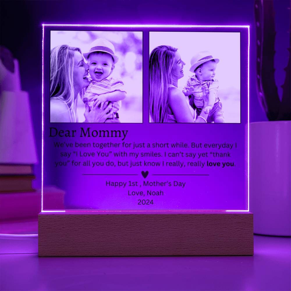 Personalized First Mother's Day 2024, 1st Mother's Day Gift From Baby