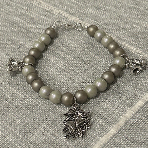 Silver bells bracelet