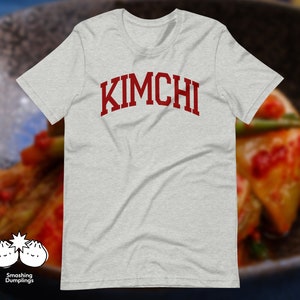 The “Kimchi” Varsity T-Shirt | Korean, Foodie,  American College Tee, Sports Shirt, Unisex, Gifts for Him, for Her, for Them