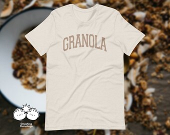 Granola Varsity T-Shirt | Foodie, College Style Unisex Tee