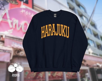 Harajuku Varsity Sweater | Tokyo Japan College Sweatshirt