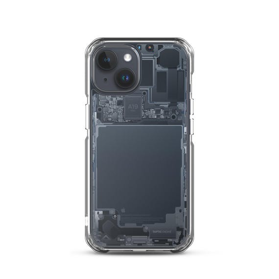 iPhone 17, 16, 15 Pro Max Case: Custom Clear Sides, Solid Polycarbonate Back, Flexible, See-Through Polyurethane Sides