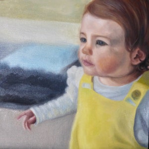 Custom Portrait - Commission - Oil Painting by Katie Saunders Art