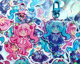 Divadayo C00lkidd Roblox Forsaken 両面アクリルキーホルダー ミク