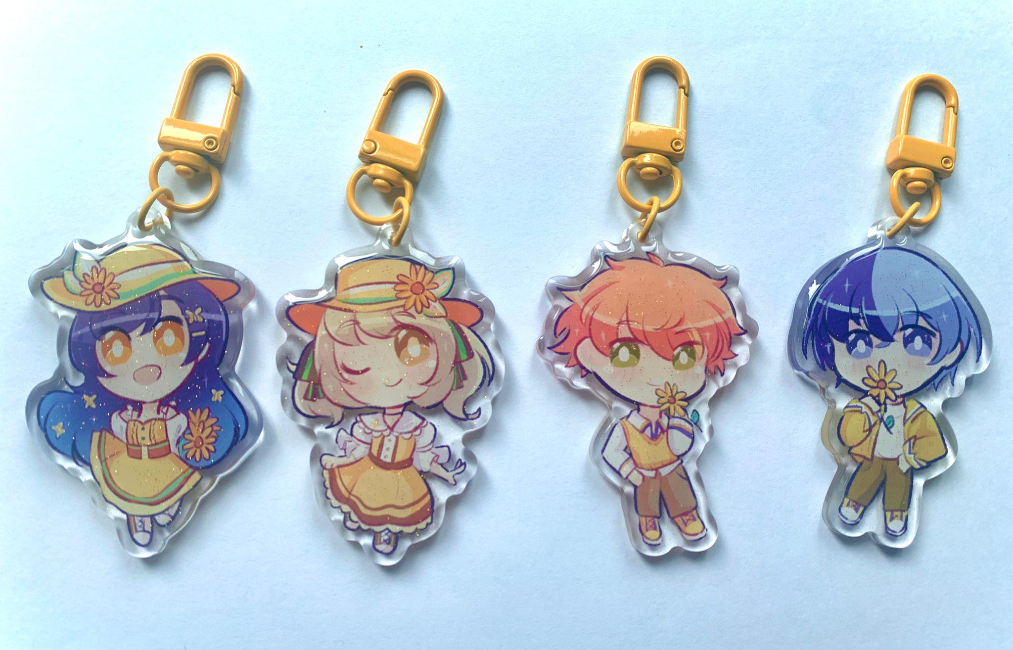 Project Sekai Vivid Bad Squad Keychains (kohane Azusawa, an