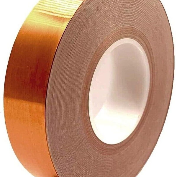 Kopertape zelfklevend kunsthandwerk, naaktslak- en slaktape, tuinieren, decoratieve koperfolietape, 20 mm breed.