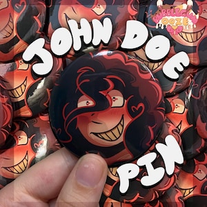 John Doe Game [[FINAL STOCK]] - [glossy Pin Badge / Button